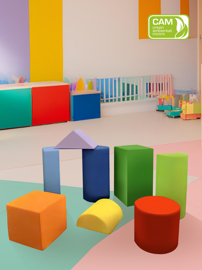 Composizione Pouf forme geometriche