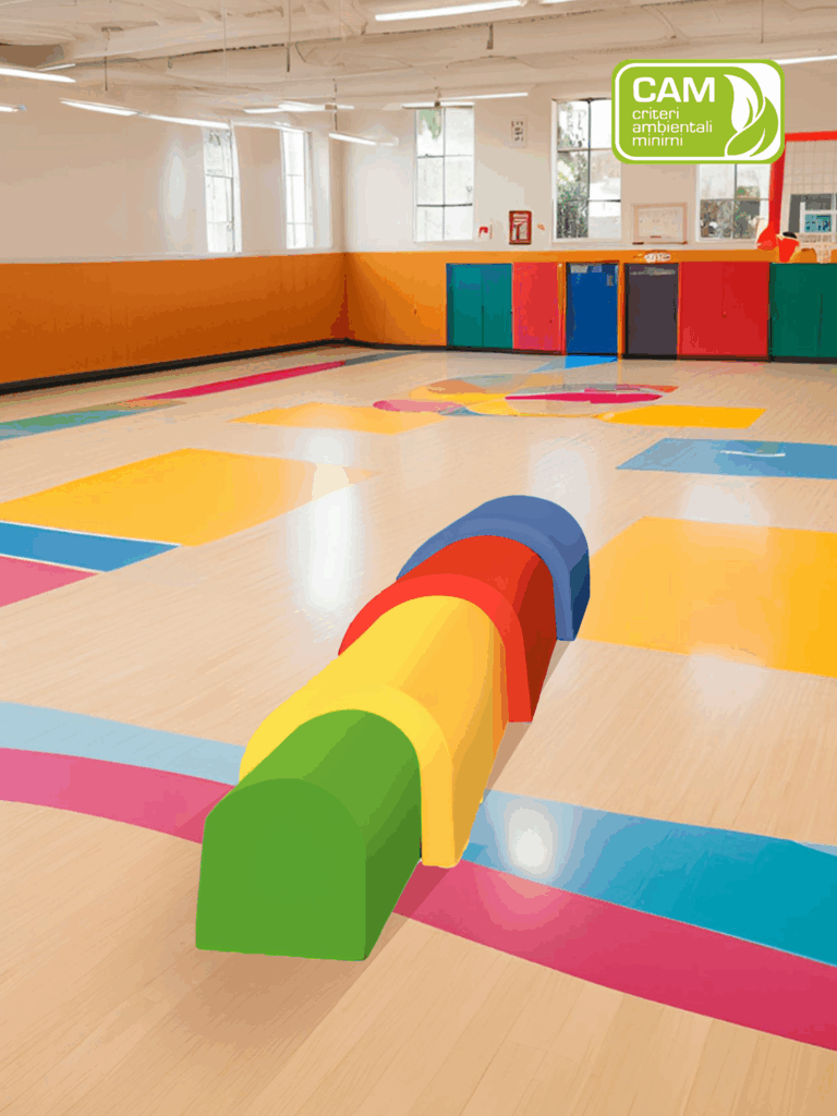 Composizione Pouf Arcobaleno